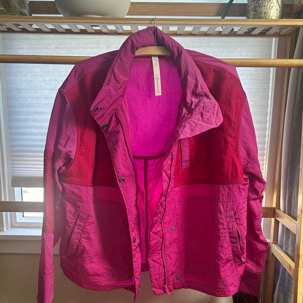 Lululemon Athletica Fuchsia Utility Jacket